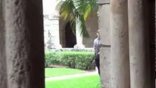 The Cloisters of the Ancient Spanish Monastery