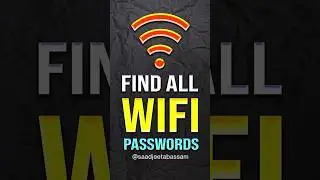 How To Find Wifi Password Using Cmd on Windows 10 / 11
