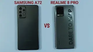 Samsung A72 vs Realme 8 Pro Speed Test & Camera Comparison
