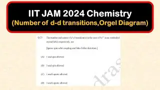 Spin and Laporte Selection Rule for d-d transitions in metal complexes | Orgel diagram | JAM 2024