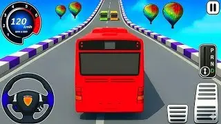 Crazy Bus Mega Ramp Impossible Racing - Bus Stunts Impossible Tracks - Android GamePlay