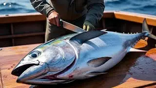 Fresh Tuna Cutting Show-Live at the Market