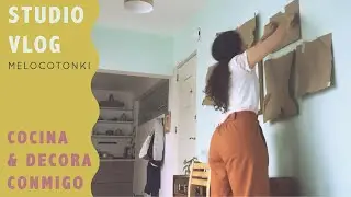 STUDIO VLOG | 🍝 🔨 tips para montar una gallery wall & receta de pasta super fácil