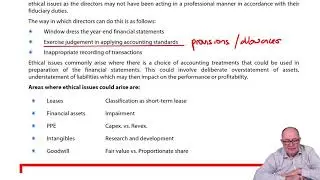 Ethics - ACCA SBR
