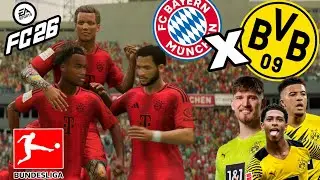 JOGO COMPLETO: Bayern de Munique x Borussia Dortmund | BUNDESLIGA / FC 25 modo carreira QUACK