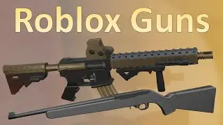 Как моделировать оружие для игры Roblox
