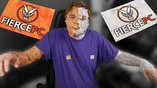 Becoming the Unofficial FIERCE PC MASCOT | Using 2000 stickers!