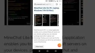 MineChat Lite for PC, Laptop, Windows 7/8/10/Mac)