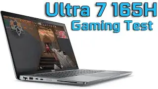 Intel Ultra 7 165H Gaming Test -Dell Latitude 5450 - CS2, Valorant, Fortnite