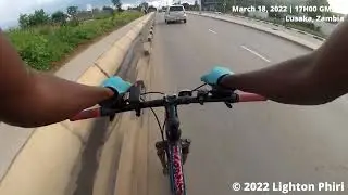 [Road Cycling]  Munali Road &rarr; Munali Roundabout &rarr; Jesmondine | Lusaka, Zambia | March 2022
