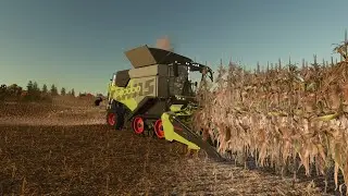 CLAAS Trion Maisernte auf der Oberschwaben Map &ndash; LS25