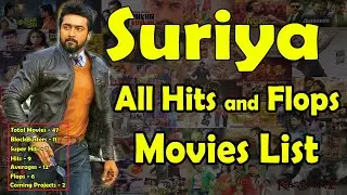 Suriya Hits and Flops Movies | Suriya All Movies Box Office Report | Surya All Movies List