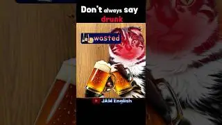 English words related to alcohol.