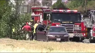 Raw Video: Scene Of Shooting Along Interstate 880 In San Jose