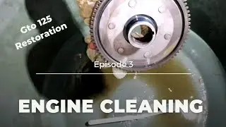 Kawasaki GTO 125 | 1986 |Restoration | Episode 3 | Engine Cleaning | #restoration