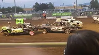 Spokane fair full-sized demolition derby 2024