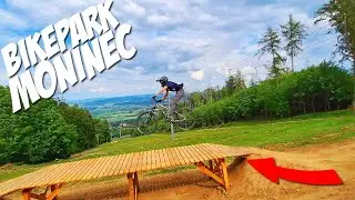 BIKEPARK MONÍNEC OTEVŘEL! Průlet novým červeným trailem...😀