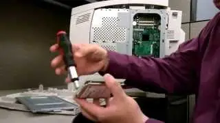 Как извлечь жесткий диск из Xerox Phaser 4510