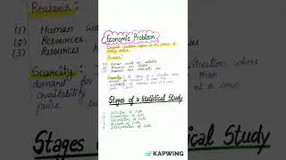 what is Economic problem ? | concept of economics, significance of statistics in economics | class11