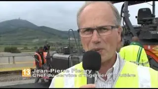 Travaux de réfection de l'A35 autours de Sélestat