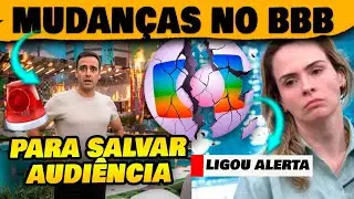 🚨Globo faz mudanças no BBB para salvar audiência em estado de alerta