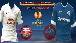Salzburg &ndash; Dynamo Mn &bull; UEFA Europa League &bull; PES 2015 Gameplay