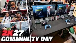 I Flew Out to Play NBA 2K27 EARLY… 😳 INSANE! (Community Day Vlog)