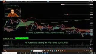 Automatic Trading the NQ Future Remotely in my Own Trading Rack 226 Ticks 02/14/2025