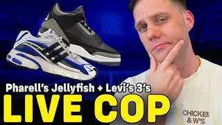 LIVE COP: ADIDAS JELLYFISH & LEVIS AIR JORDAN 3