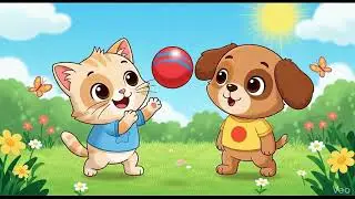 Kitten&rsquo;s Lost Ball in the Garden 🌼 | Cartoon for KidsUntitled design