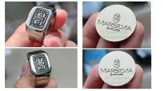 100W 2.5D Mopa Fibre Laser  Machine 3D Man Ring Metal Coin Relief Engraving by 2.5D Laser Machine