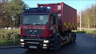 MASS DECON UNIT - Fire Trucks, Police Cars and Ambulances responding