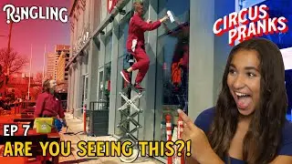 Мойщики окон на ОДНОМ колесе?! Розыгрыш Ringling на моноколесе | WOW'd, эпизод 7