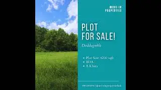 Plot for Sale | Doddagubbi | North Bangalore | BDA Site | A Khata | Bangalore | Move-In Properties
