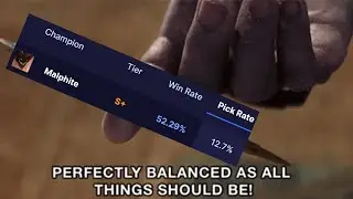 STOP BUILDING MALPHITE WRONG! MALPHITE IS PERFECTLY BALANCED AND NEEDS NO NERFS
