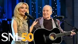 Sabrina Carpenter & Paul Simon&rsquo;s Emotional Performance of &lsquo;Homeward Bound&rsquo; on SNL50