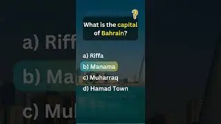 Countries & Capitals 3 #shorts #quiz #facts #world #country #capital #geography #worldinsightsiq