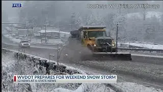 WVDOT prepares roads for anticipated weekend snowstorm