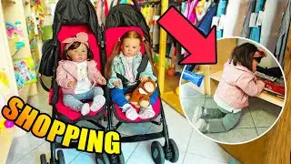 Porto Mati e Smarti a fare shopping, ma &egrave; scappata?! | Reborn Mommy