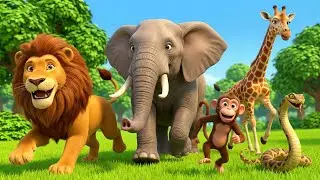Discover the BEST Animal Song for Kids to Learn Wild Jungle Friends