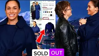 Duchess Meghans HEIDI MERRICK DEEP SEA FOG COAT SOLD OUT, British Media ANGRY as Meghan WINS