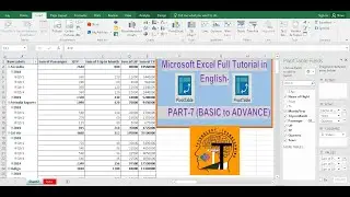 Microsoft Excel In English Part-7