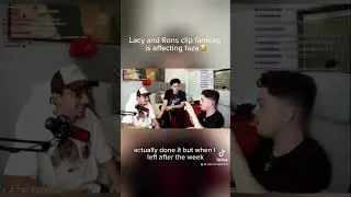 Lacy and Ron&rsquo;s clip farming is affecting faze now 😭 🙏