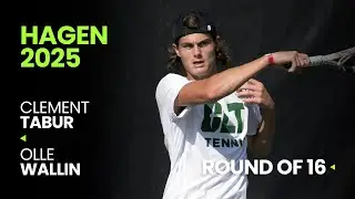 Clement Tabur vs Olle Wallin | Hagen 2025 R16 | ATP Highlights
