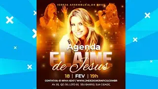 Como fazer cartaz de impacto pelo celular, cartaz de agenda