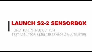 How to Use LAUNCH X431 S2-2 Sensor Box Oscilloscope?- launchx431.fr