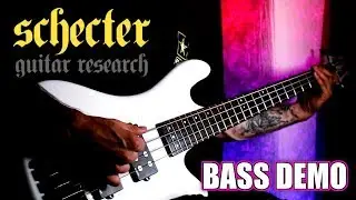 SCHECTER STILETTO STAGE 4 BASS GUITAR DEMO - STAY METAL RAY