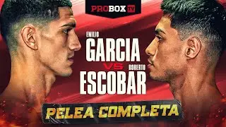 NOCAUT T&Eacute;CNICO POR UPPERCUT de Emilio Garc&iacute;a sobre Roberto Kevin Escobar Tapia💥 🥊 | PELEA COMPLETA