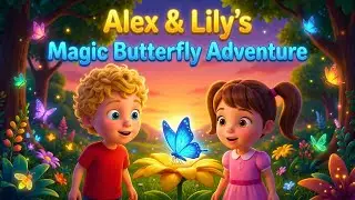 Alex & Lily&rsquo;s Magic Butterfly Adventure | 3D Kids Cartoon Story