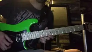 Iron Maiden - Innocent Exile guitar solo cover (Dave Murray)